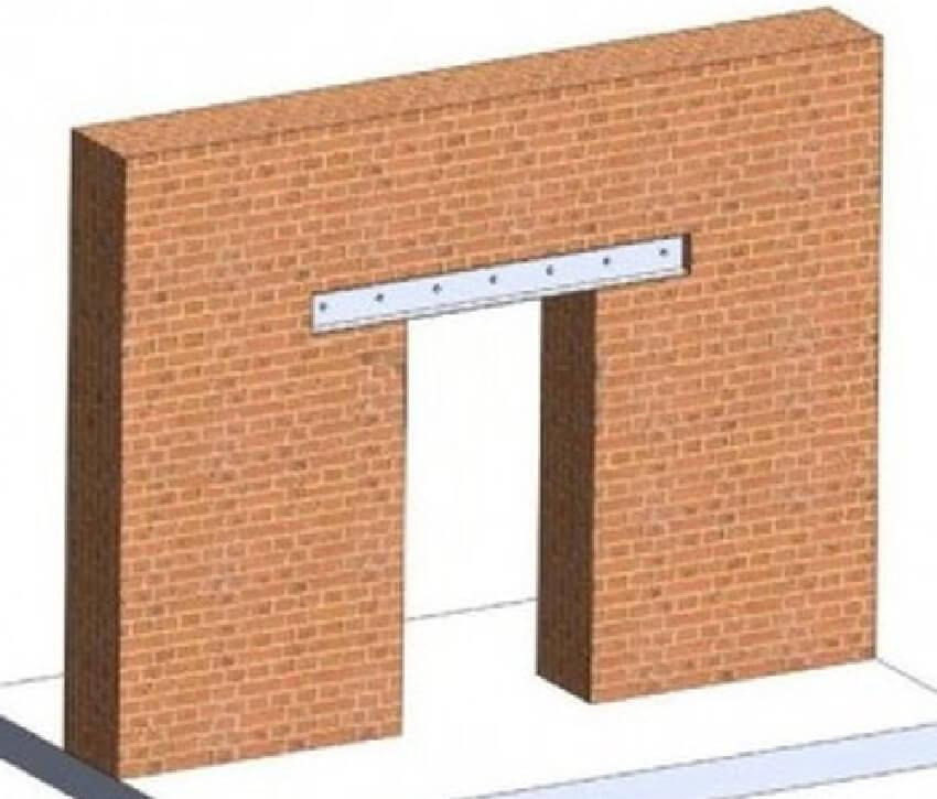 перемычка над дверным проемом