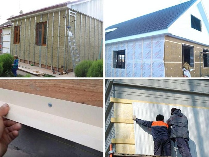 обшивка дома профлистом